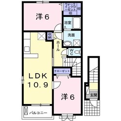 アンソレイユの物件間取画像